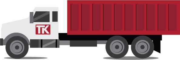 roll off truck illustration