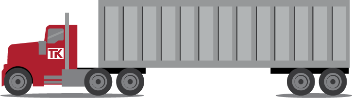 roll off truck illustration